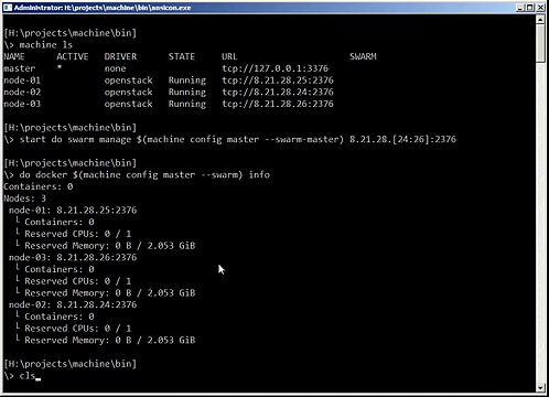 Docker Orchestration (Machine, Swarm and Compose) on Windows